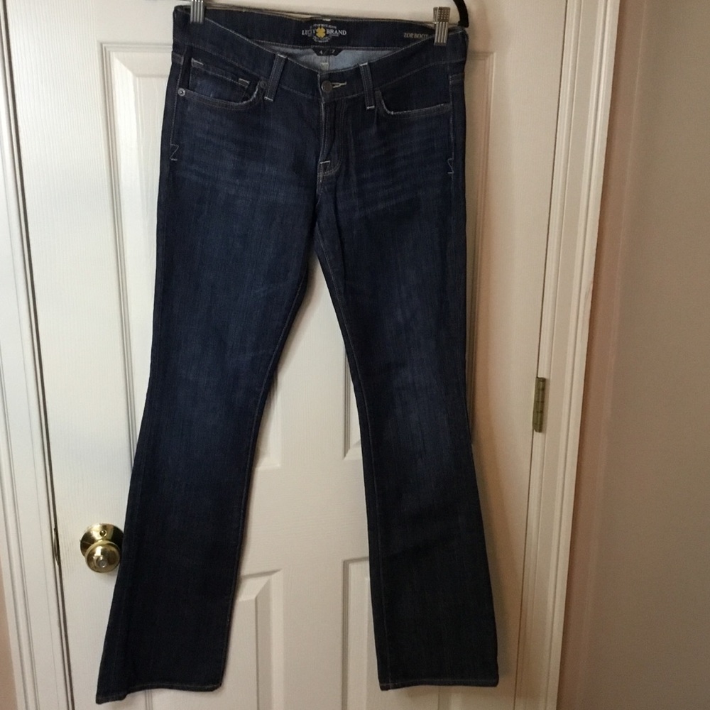 Lucky Brand Dark Wash Zoe Boot Jeans - Size 4 / 27